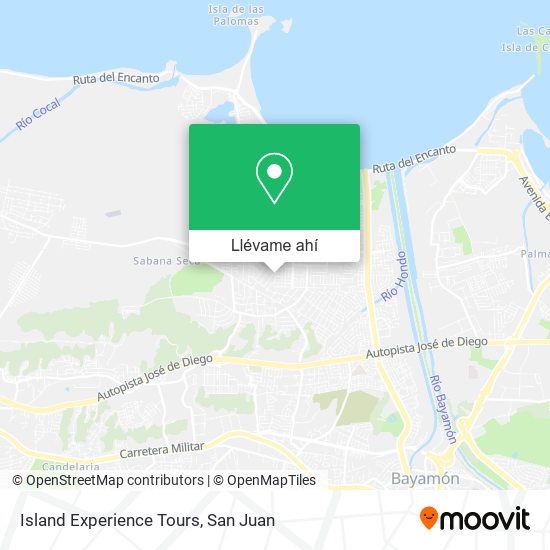 Mapa de Island Experience Tours