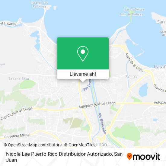 Mapa de Nicole Lee Puerto Rico Distribuidor Autorizado
