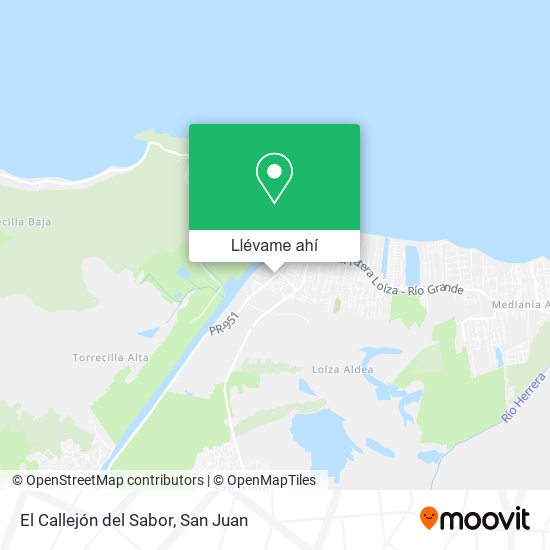 Mapa de El Callejón del Sabor