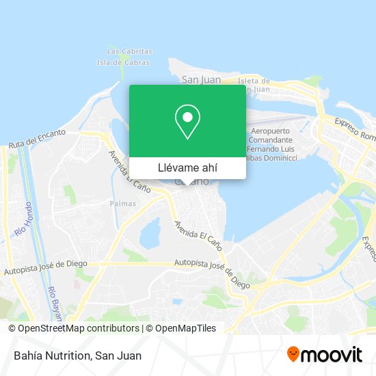 Mapa de Bahía Nutrition