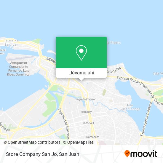 Mapa de Store Company San Jo