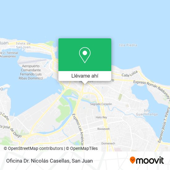 Mapa de Oficina Dr. Nicolás Casellas