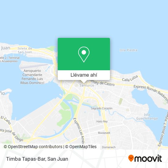 Mapa de Timba Tapas-Bar