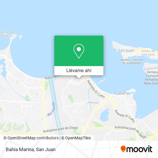 Mapa de Bahía Marina