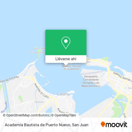 Mapa de Academia Bautista de Puerto Nuevo