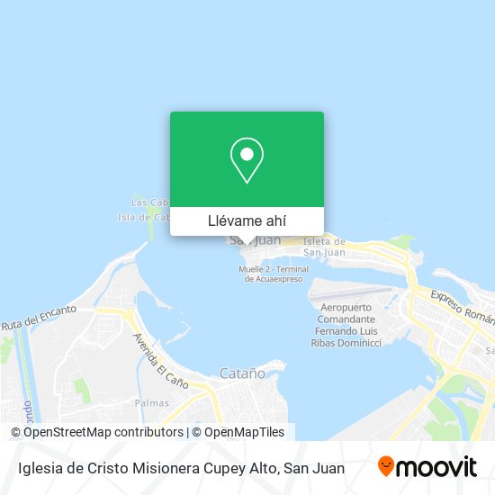 Mapa de Iglesia de Cristo Misionera Cupey Alto