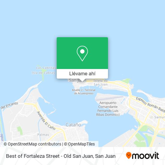 Mapa de Best of Fortaleza Street - Old San Juan