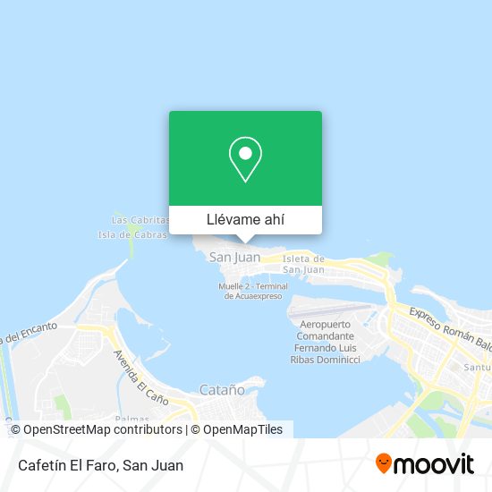 Mapa de Cafetín El Faro