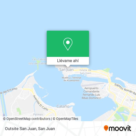 Mapa de Outsite San Juan