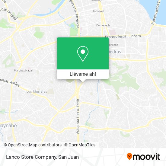 Mapa de Lanco Store Company