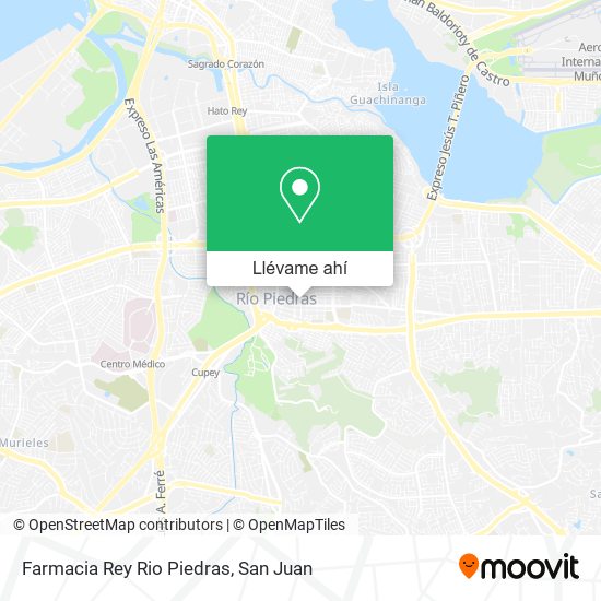 Mapa de Farmacia Rey Rio Piedras