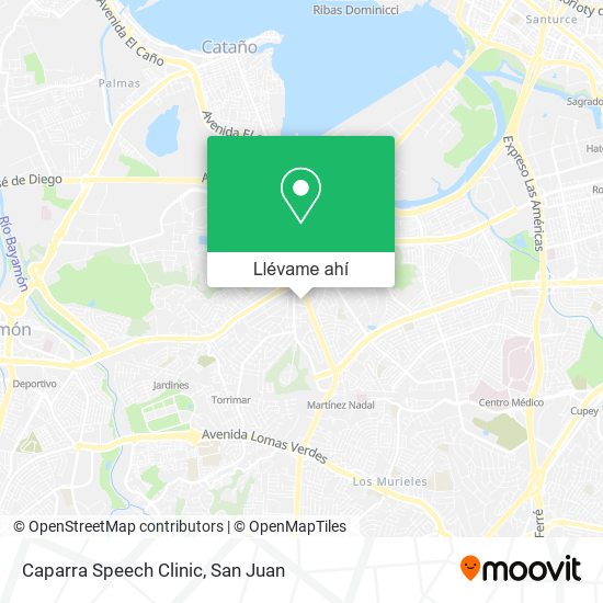 Mapa de Caparra Speech Clinic
