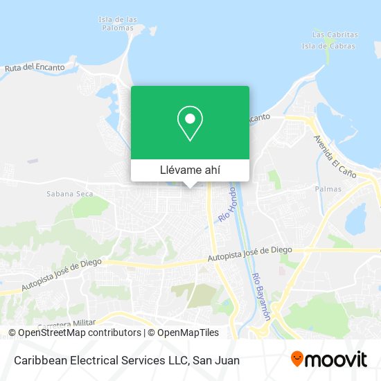 Mapa de Caribbean Electrical Services LLC