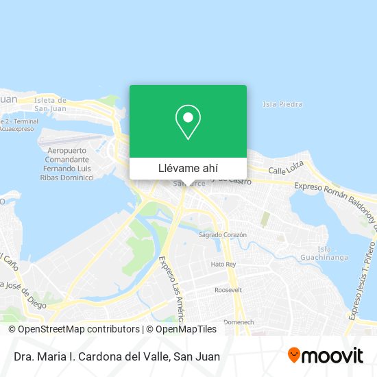 Mapa de Dra. Maria I. Cardona del Valle