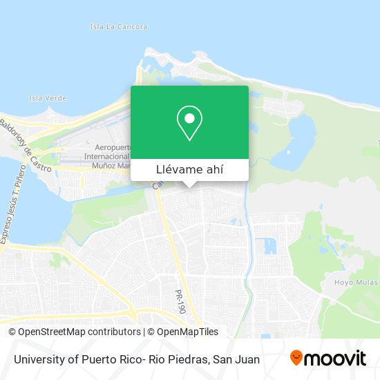 Mapa de University of Puerto Rico- Rio Piedras