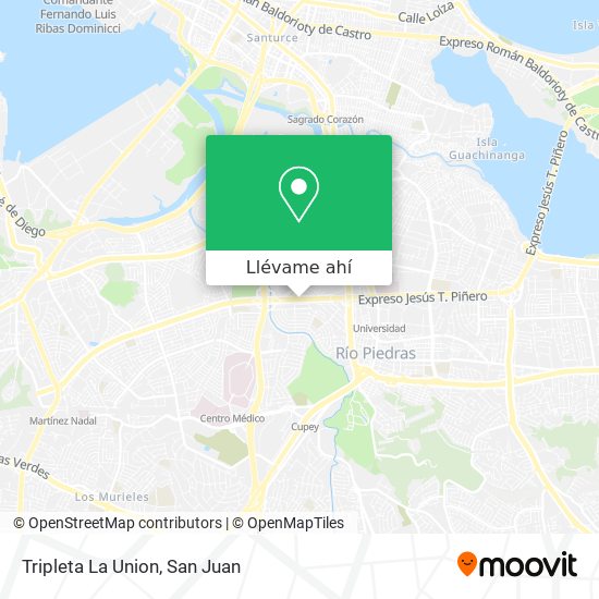 Mapa de Tripleta La Union
