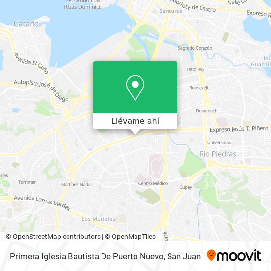 Mapa de Primera Iglesia Bautista De Puerto Nuevo