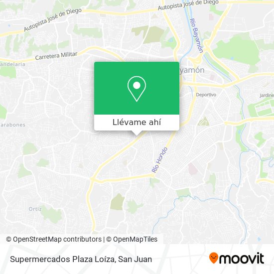 Mapa de Supermercados Plaza Loíza