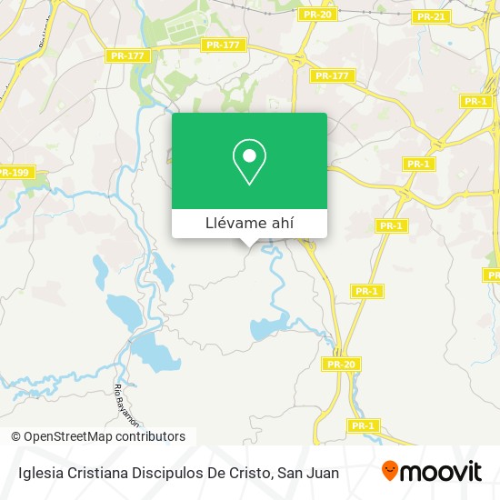 Mapa de Iglesia Cristiana Discipulos De Cristo
