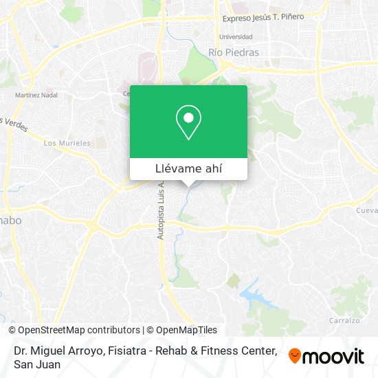 Mapa de Dr. Miguel Arroyo, Fisiatra - Rehab & Fitness Center