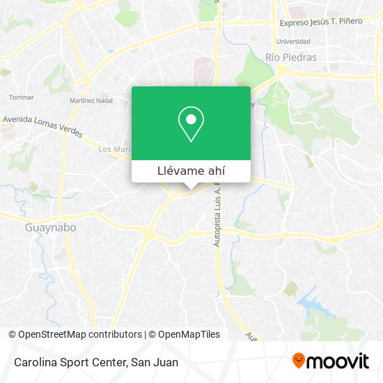 Mapa de Carolina Sport Center