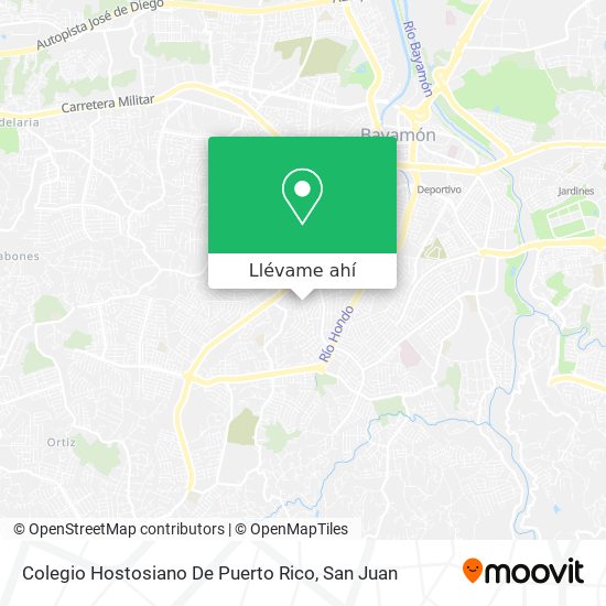 Mapa de Colegio Hostosiano De Puerto Rico