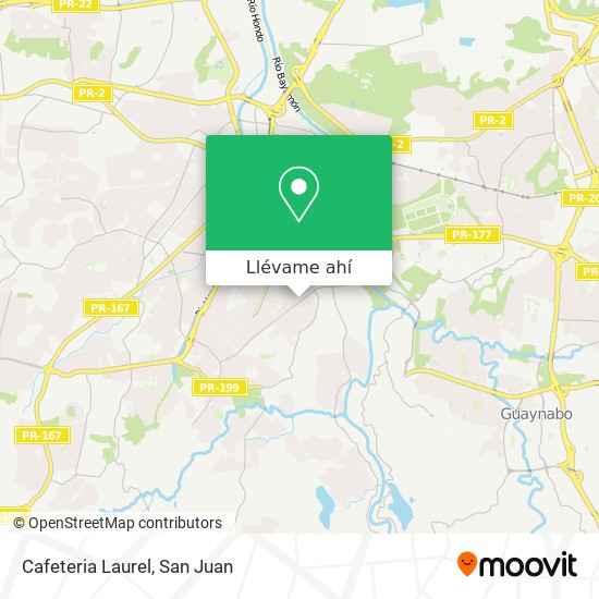 Mapa de Cafeteria Laurel