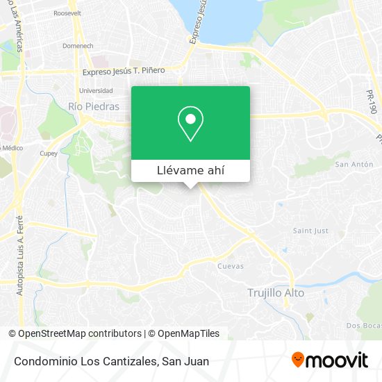 Mapa de Condominio Los Cantizales
