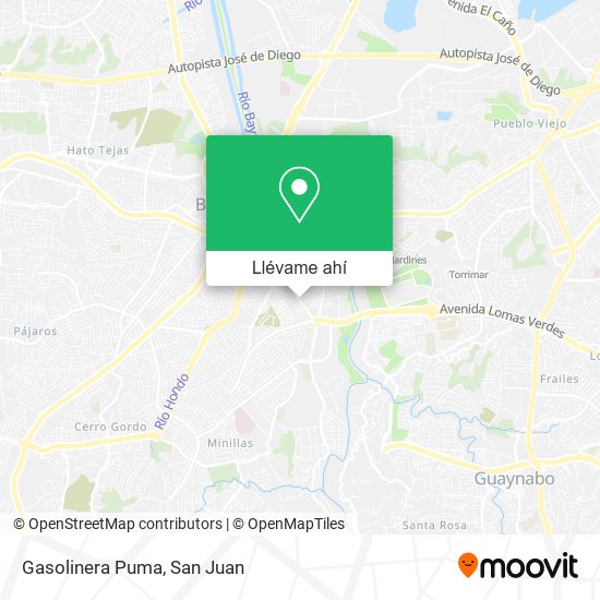 Mapa de Gasolinera Puma