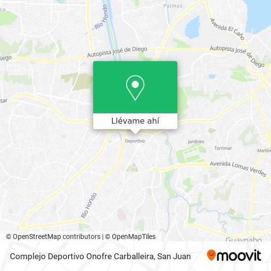 Mapa de Complejo Deportivo Onofre Carballeira