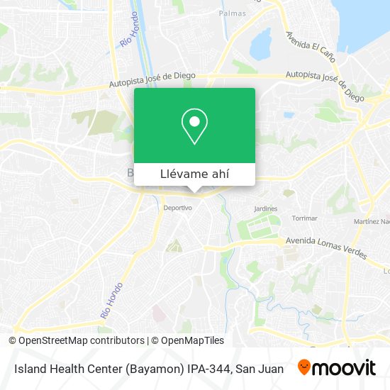 Mapa de Island Health Center (Bayamon) IPA-344