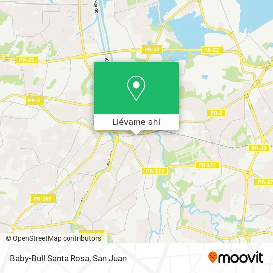 Mapa de Baby-Bull Santa Rosa