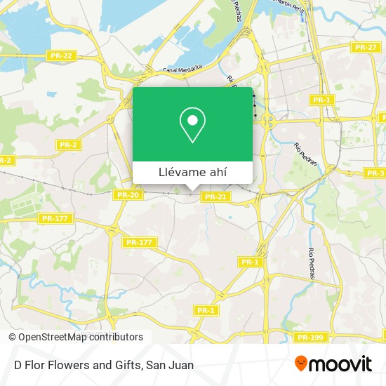Mapa de D Flor Flowers and Gifts