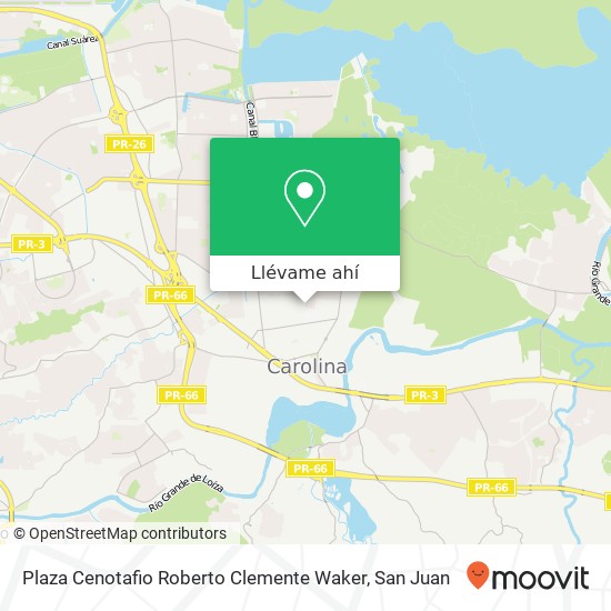 Mapa de Plaza Cenotafio Roberto Clemente Waker