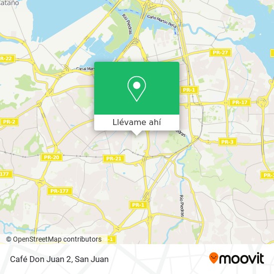 Mapa de Café Don Juan 2