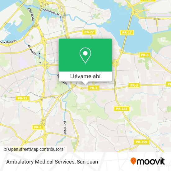 Mapa de Ambulatory Medical Services