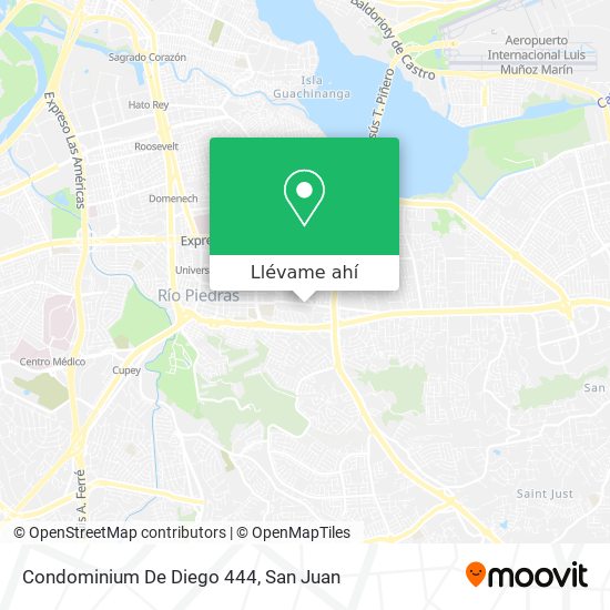 Mapa de Condominium De Diego 444