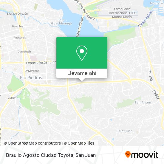 Mapa de Braulio Agosto Ciudad Toyota