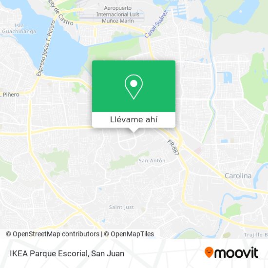 Mapa de IKEA Parque Escorial
