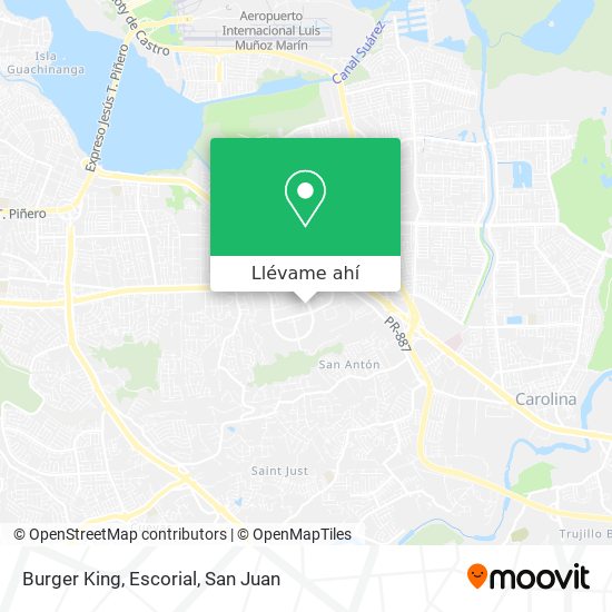 Mapa de Burger King, Escorial