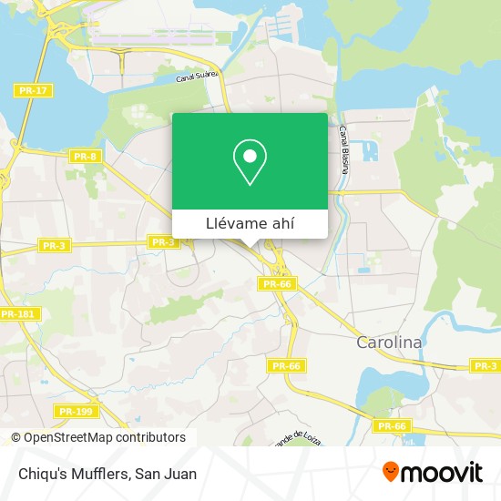 Mapa de Chiqu's Mufflers
