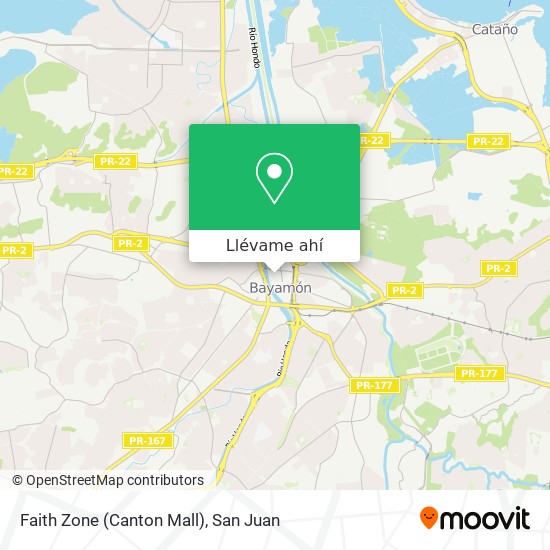 Mapa de Faith Zone (Canton Mall)