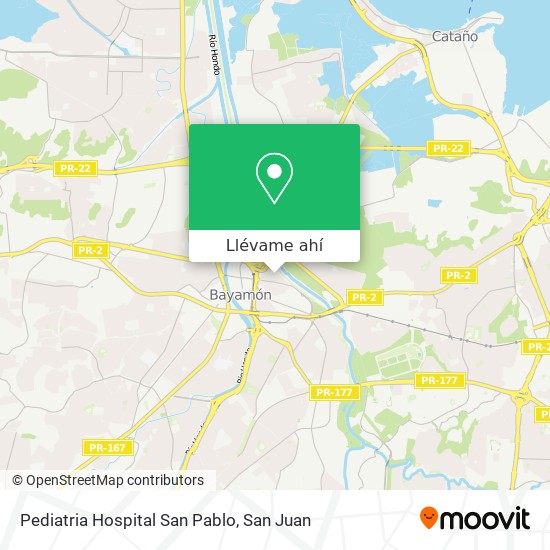 Mapa de Pediatria Hospital San Pablo