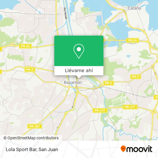 Mapa de Lola Sport Bar