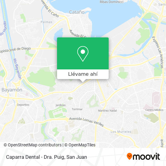 Mapa de Caparra Dental - Dra. Puig