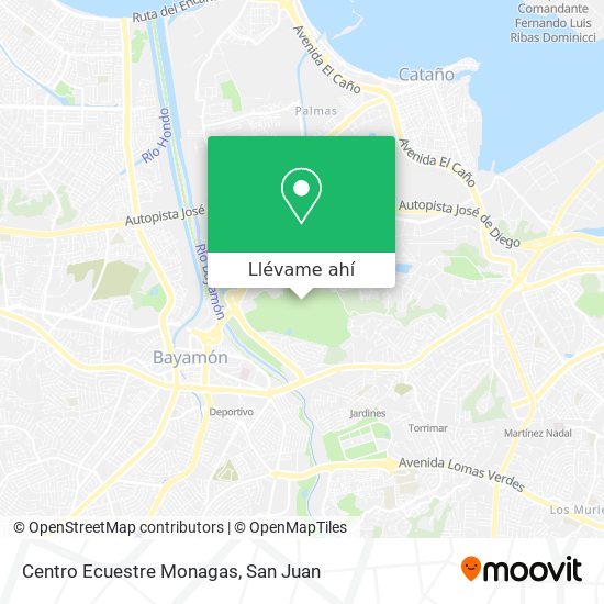 Mapa de Centro Ecuestre Monagas