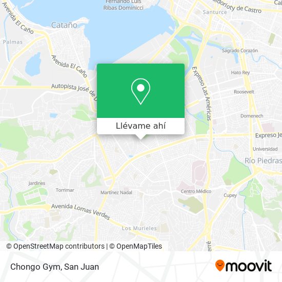 Mapa de Chongo Gym