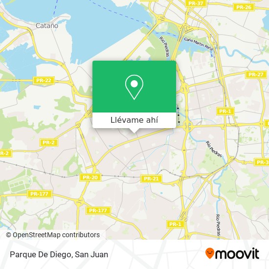 Mapa de Parque De Diego