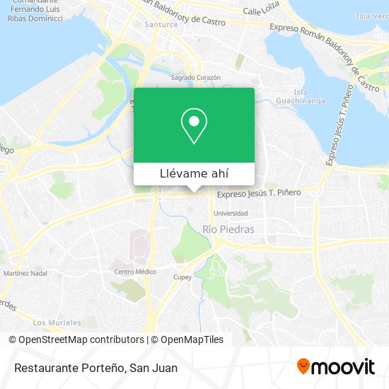 Mapa de Restaurante Porteño