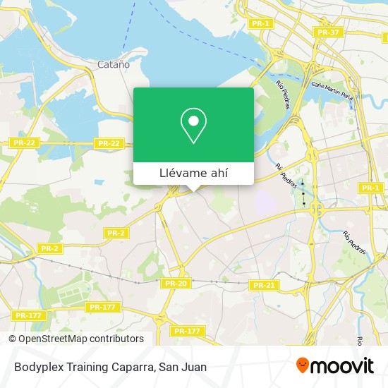 Mapa de Bodyplex Training Caparra